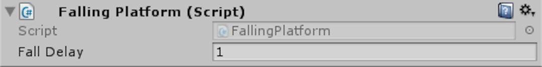 Falling platform editor