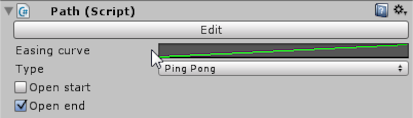 Ping pong open at the end editor
