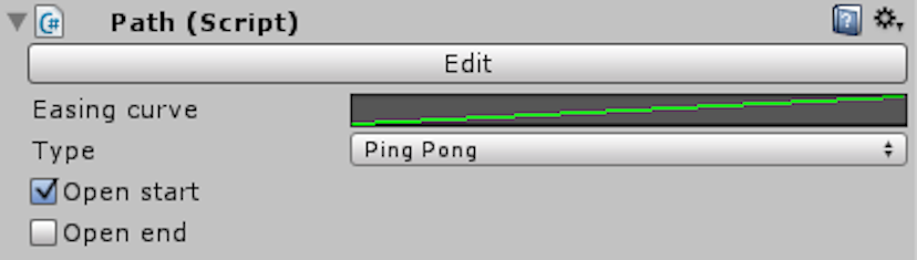 Ping pong open at the start editor